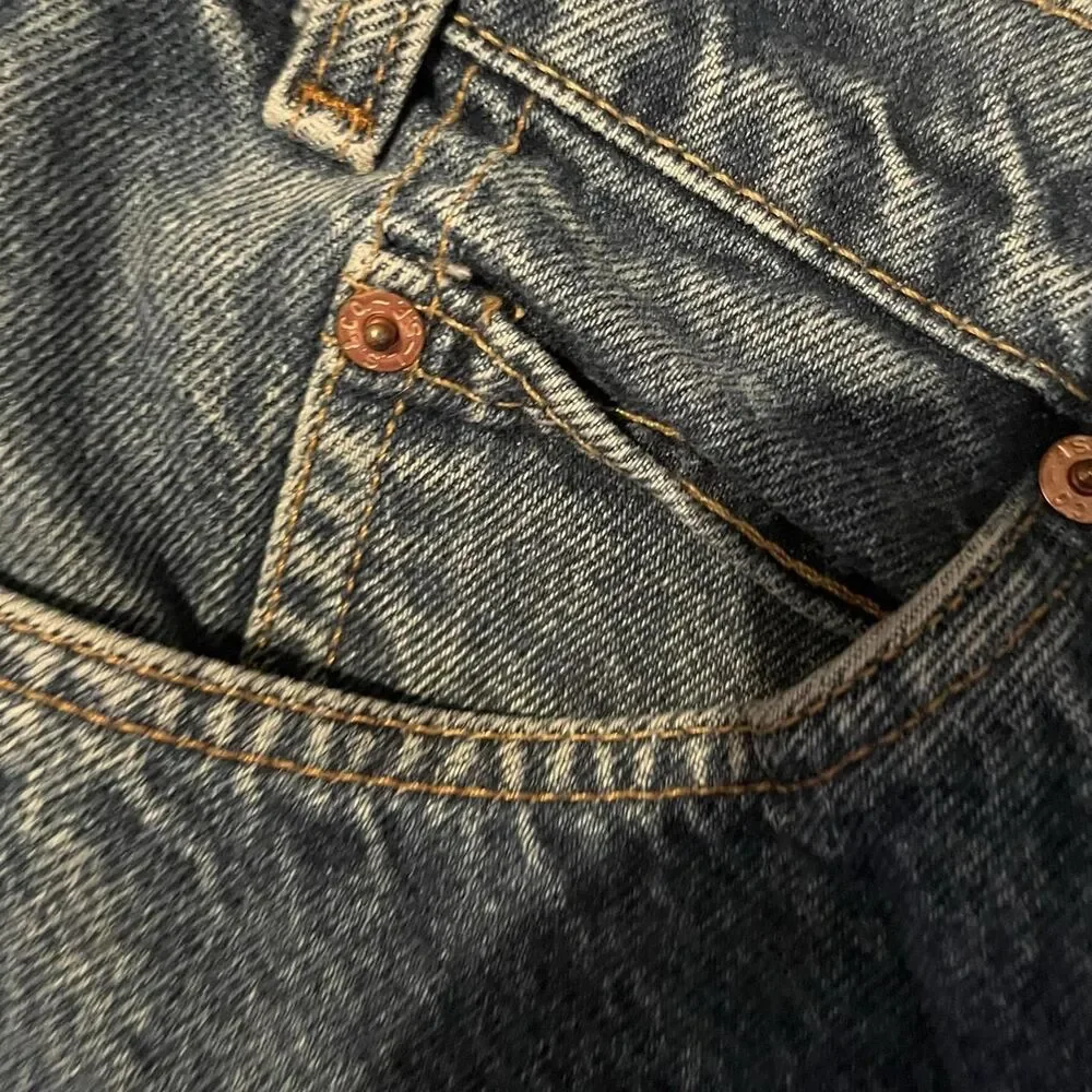 Vintage Levi's 505 Jeans Mens 38 Regular Straight Leg W38 L30 OrangeTab USA